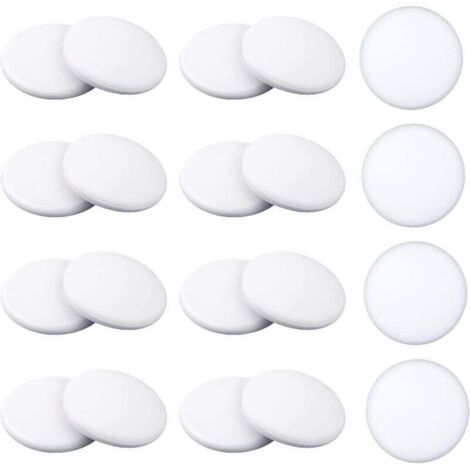 20 pièces butoir de porte protecteur mural adhésif protecteur de pare-chocs réutilisable protecteurs muraux en silicone absorbant des boutons de porte avec adhésif, gel absorbant les chocs pour protég