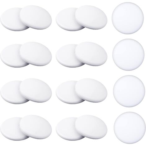 20 pièces butoir de porte protecteur mural adhésif protecteur de pare-chocs réutilisable protecteurs muraux en silicone absorbant des boutons de porte avec adhésif, gel absorbant les chocs pour protég