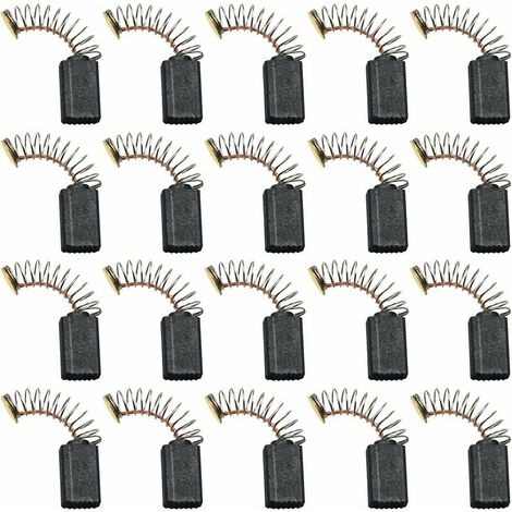 20 Pieces Carbon Brushes, Graphite Carbon Brushes, Electric Motor Carbon Brushes, Carbon Brushes Motor, for Electric Hammer, Angle Grinder
