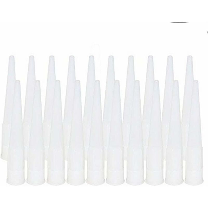 20 Pieces Cartridge Sleeves Silicone Replacement Tip Sleeves Silicone Tips Cartridge Cartridge Nozzles Nozzles(Interface inner diameter : 15mm)