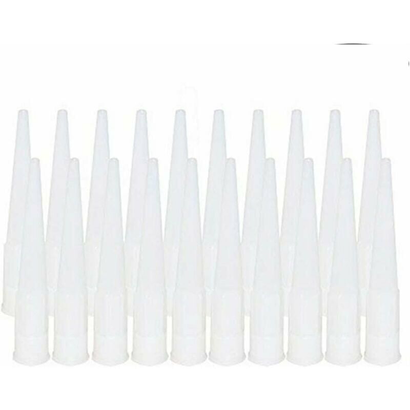 20 Pieces Cartridge Sleeves Silicone Replacement Tip Sleeves Silicone Tips Cartridge Cartridge Nozzles Nozzles(Interface inner diameter : 15mm)