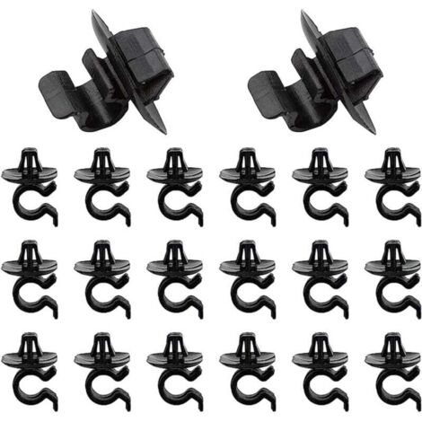 20 Pièces Clips Agrafe Support Maintien Barre Capot, Support De Fixation En Plastique Pour Clip De Maintien Du Capot, Clips Maintien Support Capot En Plastique 792834 6992P3, Pour Voitures
