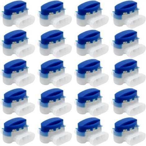 20 Pièces connecteurs de câble  - 314 connecteurs de câble remplis de gel résines terminaux - Connecteur Étanche raccords de câbles pour jardin extérieur robot voiture Tondeuse