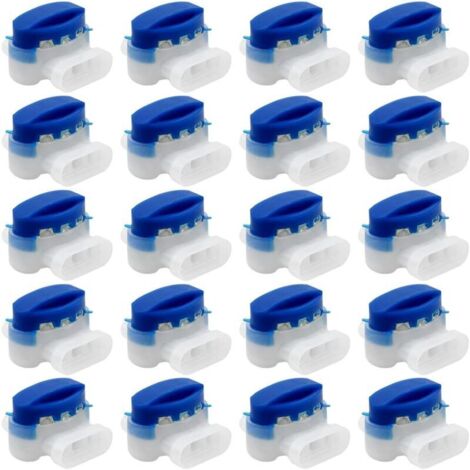 20 Pièces connecteurs de câble  - 314 connecteurs de câble remplis de gel résines terminaux - Connecteur Étanche raccords de câbles pour jardin extérieur robot voiture Tondeuse