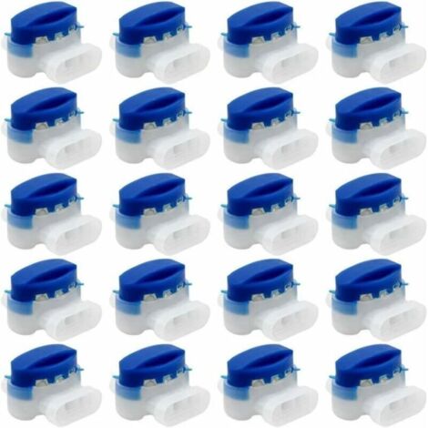 20 Pièces connecteurs de câble, 314 connecteurs de câble remplis de gel résines terminaux, connecteur Étanche raccords de câbles pour jardin extérieur robot voiture Tondeuse