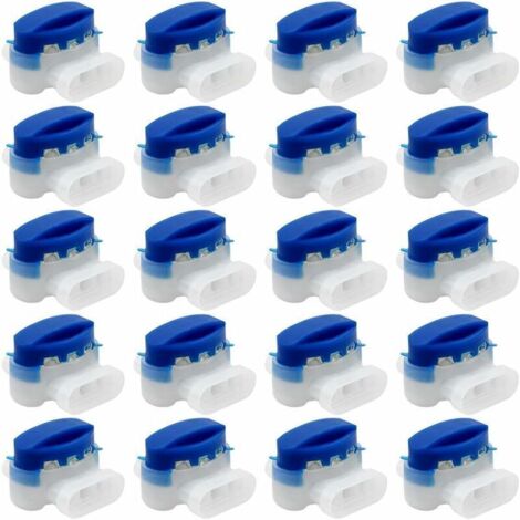 20 Pièces Connecteurs De Câble Connecteurs 314 Connecteurs De Câble Remplis De Gel Résines Terminal Blocks Connecteur Étanche Raccords De Câbles Pour Jardin Extérieur Robot Voiture Mower