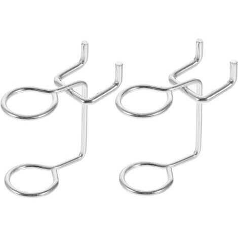 20 Pièces Crochet Pour Panneau Perforé Support De Panneau Perforé Porte-outils Électriques Cintres Pour Panneaux Perforés Portemanteau Fille Étagère De Rangement Ménage Le Fer
