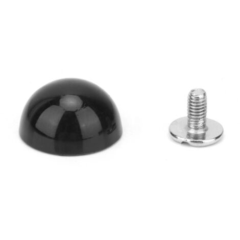 20 Pièces de Clous Décoratifs Colorés pour Sacs DIY, Rivets Taches pour Personnalisation (Noir Éclatant)