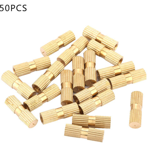 20 pièces de type B, insert en laiton pour trou borgne à passage unique, écrou moleté intégré (M3185,3)
