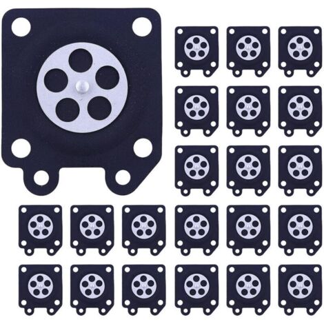 20 Pièces Diaphragme de Carburateur pour Walbro WA WT WY WZ Série, Kit Membrane Joint Carburateur Kit de Reparation OEM  95-526, 95-526-9, 95-526-9
