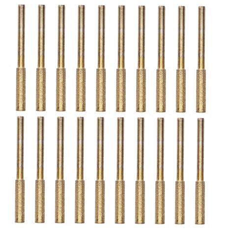 20 Pièces Disques à Meuler pour Affûteuse de Chaîne de Tronçonneuse, Accessoire de Lime Ronde 4mm
