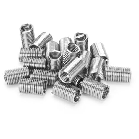 20 Pièces Écrous de Réduction Filetés Mâle Femelle Outil de Réparation en Acier Inoxydable M1/12‑13x2.5D
