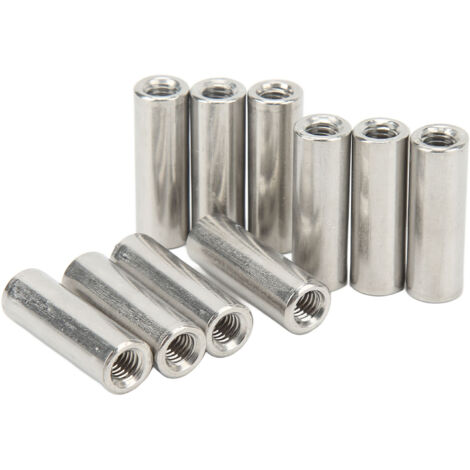 20 Pièces Écrous Filetés Féminins M6 en Acier Inoxydable, Kit Antirouille pour Raccords et Réparations de Plomberie