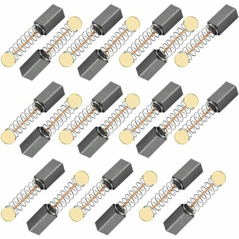 20 Pieces Electric Motor Carbon Brush Universal Carbon Brushes Drill Carbon Brush 5511mm Electric Machine Carbon Brushes Carbon Brushes for Sanders, Circular Saws