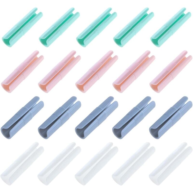 20 pièces enfile couette clips plastique fixe couette clips pour housse de couette couette clips pour couette (multicolore)