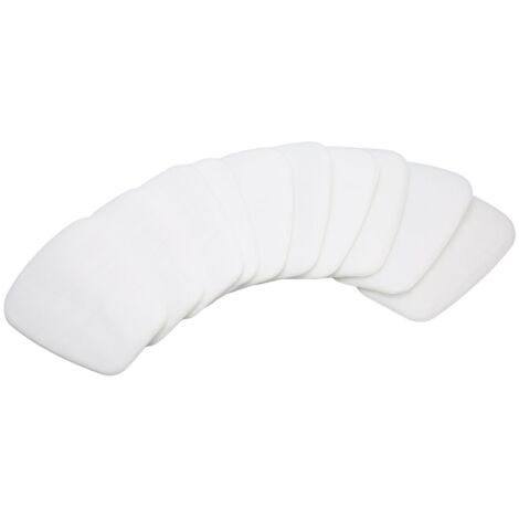 20 pièces Filtres Respiratoires en Coton Réutilisables Compatibles Masques 3M 6200 6800 7502 Anti-Poussière