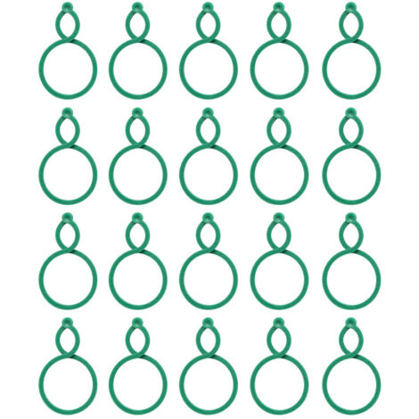 20 Pièces Grand Clips de Fixation pour Plantes Support en Croix Cintre Jardin Serre Accessoires-KZQ