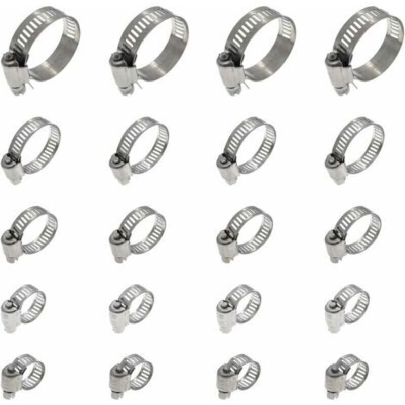 Image of 20 Pieces Hose Clamp, Adjustable Hose&hellip;