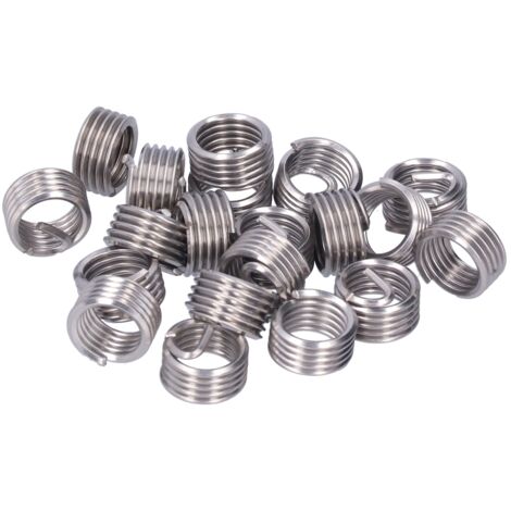 20 Pièces Insert Fileté M12 x 1,75 - Kit de Réparation de Filets