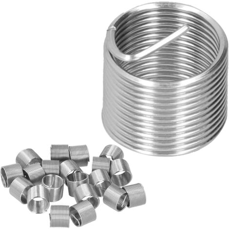 20 Pièces Insert Hélicoïdal M14 x 1,25 Écrou Réducteur Fileté Douille Expansible Set 1,5D