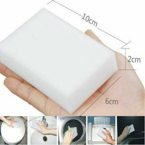 20 pièces magique éponge gomme nettoyage mélamine multifonctionnel mousse nettoyant