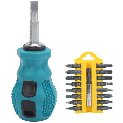 20 Pièces Mini Tournevis Multifonction 8180B avec Poignée pour Réparation et Bricolage
