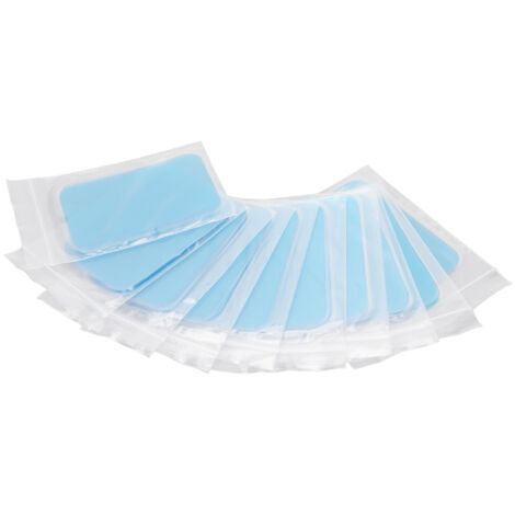20 pièces Pads Gel pour Stimulateur Abdominal, Recharge pour Ceinture d'Électrostimulation Musculaire