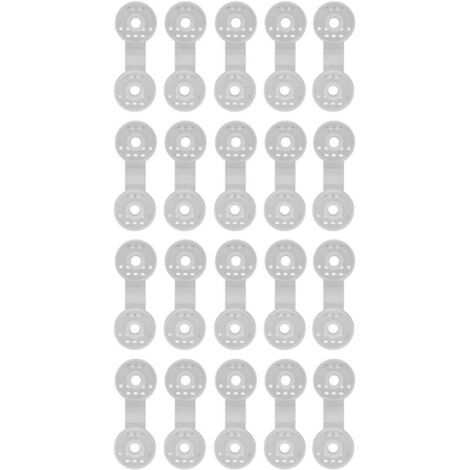 20 pièces pare-soleil Net pince ronde ombre tissu Clips serre Film pince de fixation pour tente serre accessoires