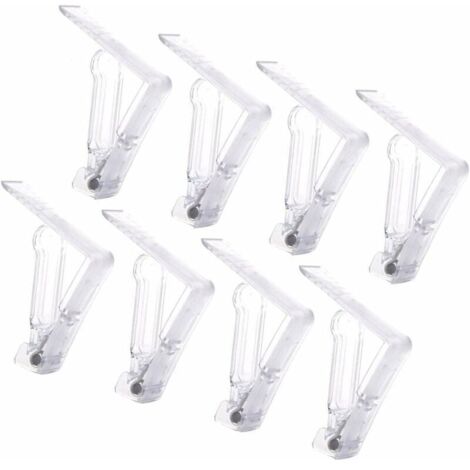 20 Pièces Pince Nappe Plastique,Clip Nappe de Table Fixe Nappe avec Clip à Ressort Pince Nappe Transparent Attache Nappe Jardin Nappe Clips Anti-Glissant Pince Nappe Clip Exterieur Ajustable-LIAIKI