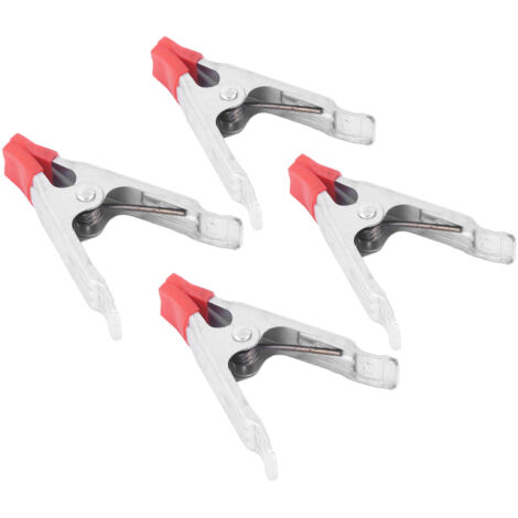 20 Pièces Pinces à Ressort 4 Pouces pour Travail du Bois, Fixation de Tuyaux et Planches, Outils de Menuiserie Résistants