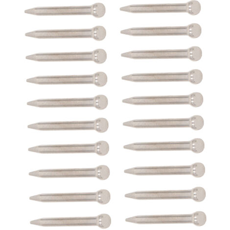 20 Pièces Pointeaux de Perçage de Remplacement en Acier Allié, Embouts pour Poinçonneuse, Accessoires de Perçage Diamètre 4mm