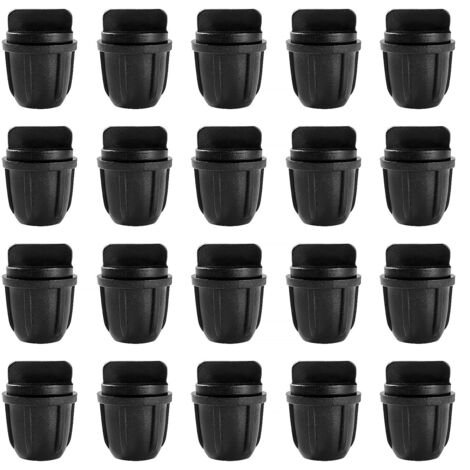 20 Pièces Raccords D'irrigation Goutte à Goutte pour Tubes 4/7 mm, Adaptateur Bouchons D'Irrigation Goutte, Raccords D'irrigation Droits, Connecteur de Tuyau D'irrigation