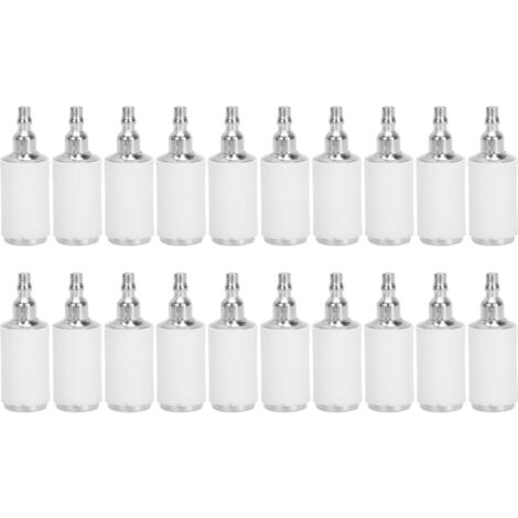 20 pièces remplacement de filtre à carburant adapté pour scie à chaîne tondeuse à gazon tondeuse Machine outil de jardin accessoires de jardin pompes du système de carburant pièces de rechange