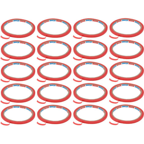 20 Pièces Ruban de Masquage Coloré pour Marquage au Sol et Découpe 3D, Ruban Électrique Adhésif