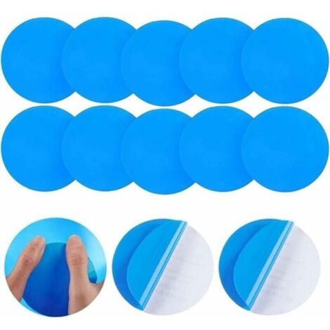 20 Pièces Rustine Piscine, Piscine Patch Kit De Réparation, Piscine Kit De Réparation, Réparation Plastique Correctifs Auto-adhé