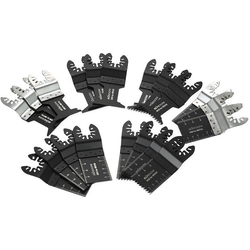 Start - 20 pièces scie multi-outils oscillante Web pour Fein Multimaster Makita Bosch Rockwell Sonicrafter Worx accessoire multi-outils