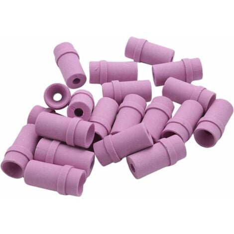 ROSEMARY 20 PièCes SéRies Buse de Sableuse en CéRamique Siphon D'Air Outils de Sablage PièCes de Sablage Buse en CéRamique (6Mm), Violet