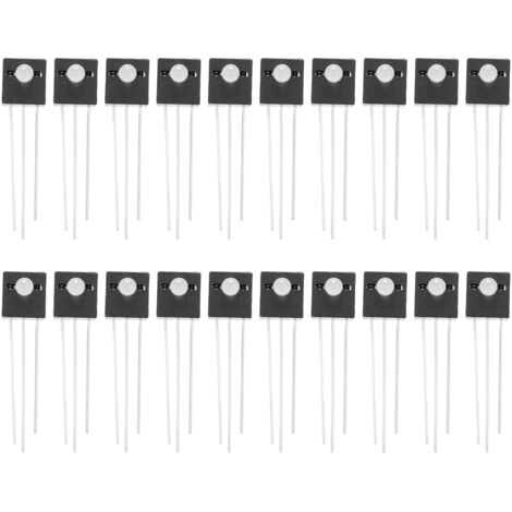20 pièces Support LED Lumineux 1‑Trou 2‑Couleurs 3‑Broches Anode Commune Rouge Vert 3mm