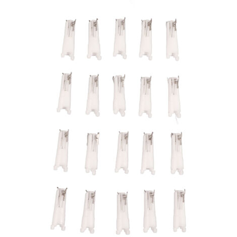 20 pièces Tête de Rechange pour Coupe-Cils Nez Léger Voyage Petit Accessoire Remplacement Tondeuse Nez Hommes