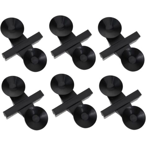 20 pièces ventouses noires robustes pour fixation de séparateurs et supports lourds d’aquarium