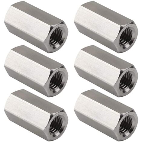 【20 pièces】Écrous hexagonaux en acier inoxydable 304 M40,7-8-L10 mm