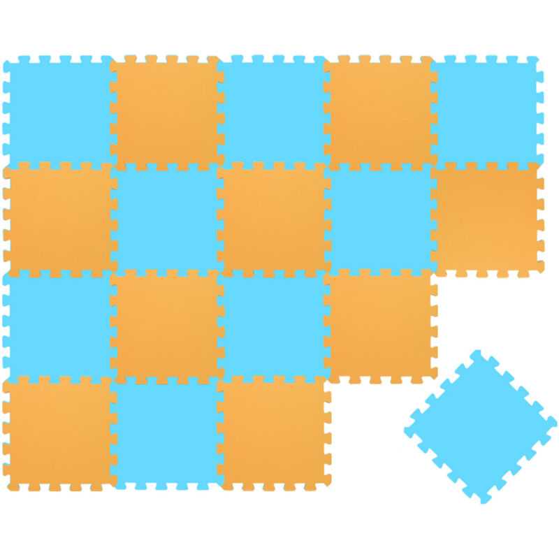 

20 Piezas Alfombra Puzzle para Bebés y Niños - 30x30 Suelo Goma EVA Tapete Juego