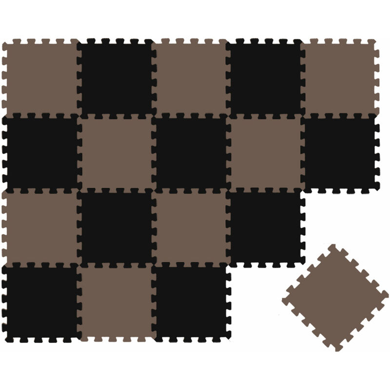 

20 Piezas Alfombra Puzzle para Bebés y Niños - 30x30 Suelo Goma EVA Tapete Juego