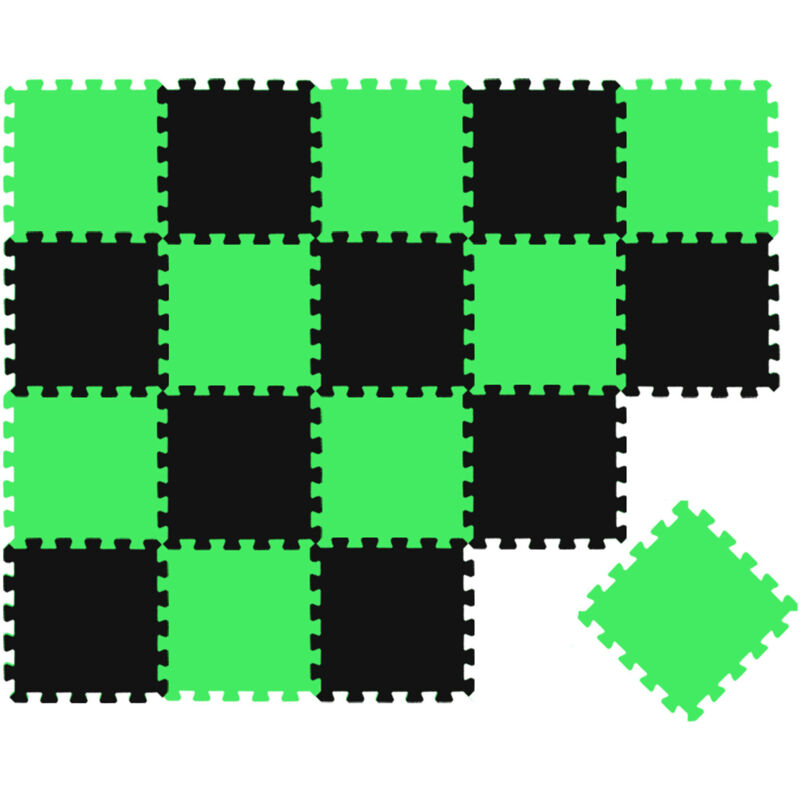 

20 Piezas Alfombra Puzzle para Bebés y Niños - 30x30 Suelo Goma EVA Tapete Juego