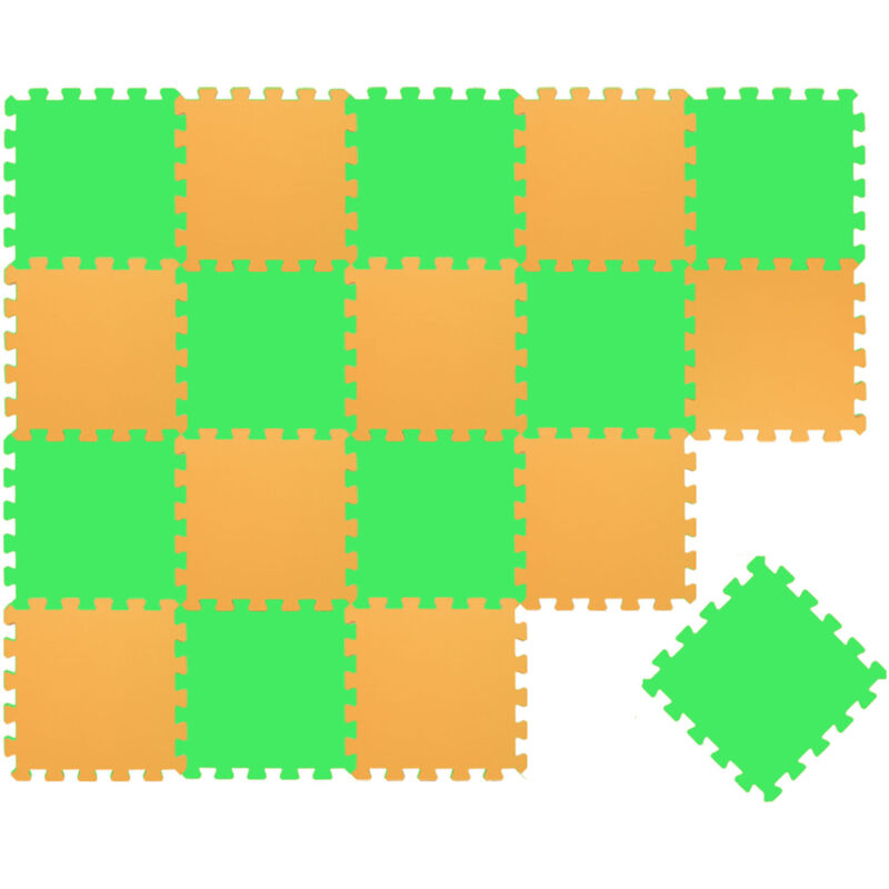 

20 Piezas Alfombra Puzzle para Bebés y Niños - 30x30 Suelo Goma EVA Tapete Juego