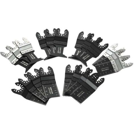 20 piezas de sierra multiherramienta oscilante para Fein Multimaster Makita Bosch Rockwell Sonicrafter Worx accesorio multiherramienta