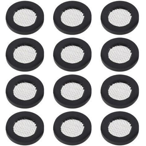 20 piezas junta tórica para cabezal de ducha, filtro de malla, junta de acero inoxidable, arandela de goma con cabezales de ducha de 1/2"