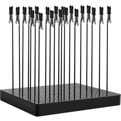20 pinzas de cocodrilo con base para aerógrafo, herramienta para pintar maquetas, pinzas de cocodrilo metálicas para pintura en aerosol, para fotografía, pintura en aerosol y pasatiempos creativos.