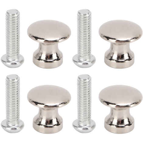 20 Poignées de tiroir en zinc argenté 12x11mm, tête ronde, pour meubles et coffrets à bijoux, accessoires de décoration intérieure