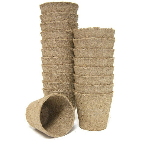 20 pots ronds en tourbe 6x6cm - VG Garden